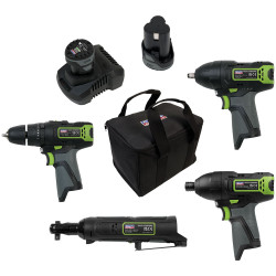 Sealey CP108VCOMBO2 4 x 10.8V SV10.8 Series Cordless Combo Kit - 2 Batteries