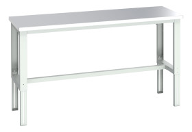 Stół warsztatowy szer. 750mm maks. obciążenie: 350kg Podstawowy stoł Blacha stalowa dł. 2000mm wys. 740 → 1140mm