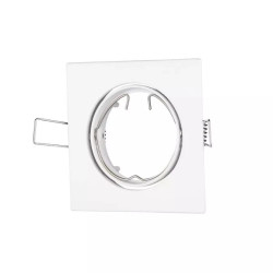 Oprawa punktowa Oczko 1xGU10 IP20 Kwadratowa Biała 3590