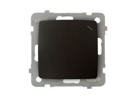 KARO Wyłącznik schodowy IP-20 zaciski gwintowe czekoladowy metalik ŁP-3S/m/40 OSPEL