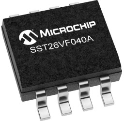 Pamięć flash 4Mbit 8-pinowy SOIC SPI, SQI