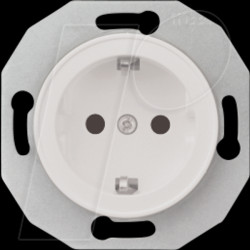WDE011103 Socket outlet with enhanced touch protection RENOVA white