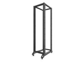 Stojak serwerowy Open Rack 42U 600x1000 czarny OR01-6042-B