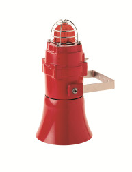 Sygnalizator 24 V DC Czerwony DC IP67 Uchwyt ze stali nierdzewnej 110dB