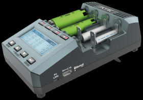 SK-100083 AA/AAA battery charger and analyser with Bluetooth