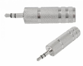 Redukcja wt.Jack 3,5/gn.RCA mono metal