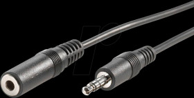 11994359 3,5 mm Klinke Kabel, Stecker / Buchse, 10 m