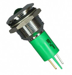 Signal light, 24 V (DC), green, 60 mcd, Mounting Ø 19 mm, pitch 1.25 mm, LED number: 1, Q19P1CXXG24E