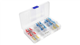 Zestaw 120Szt Szybkozłączek Termokurczliwych Z Cyną Lutowniczą 0,25-6Mm2