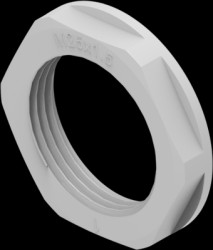 Counter nut, M25, IP68, light gray, 1SNG607010R0000