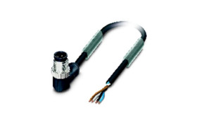 Przewód przyłączeniowy 5m z gniazdem kątowym 4P FIELDBUS M12 S/A AB-C4- 5,0PUR-M12FA 22260325