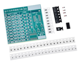 NAUKA LUTOWANIA ELEMENTÓW SMD - ZESTAW DO SAMODZIELNEGO MONTAŻU (KIT-SOLDER)