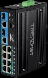 TI-BG104 Switch, 10-port, Gigabit Ethernet, PoE++, SFP/RJ45