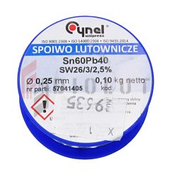 Cyna 0,25mm 100g Cynel