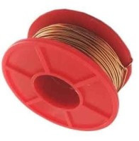DNE040-010 Drut miedziany w emalii 0.40 mm - szpulka 10dkg (ok. 88m)