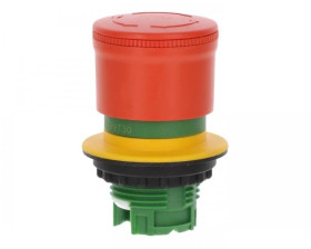 Miniaturowy przycisk bezpieczeństwa 30mm do otworu 22mm odblokowanie przez przekręcenie M22-PVT30