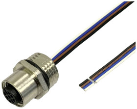 BKL Electronic 2703008 Gniazdo montażowe czujnika/aktuatora, piny: 4.5, 0.5 m, 1 szt.