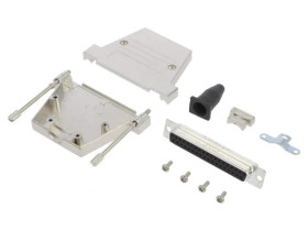 DTSL-RGLJST-37FSSL D-Sub żeńskie proste lutowanie na przewód gold flash PIN 37