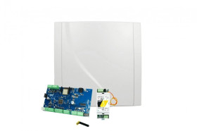 Zestaw systemu alarmowego Neo-IP-SET, WiFi, 2 strefy, 8-32 wejść, 8-24 wyjść