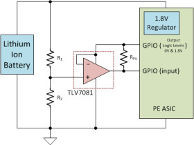 Nanopower micropackage low-voltage comparator