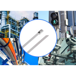 TruComponents 40555 Stainless steel ties 680mm 4.6mm AISI 316 100pcs