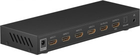 HDMI™ przełącznik matrycy 4 do 2 (4K @ 30 Hz), czarny, 58478