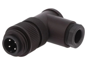 Złącze: okrągłe wtyk 693,RD24 męskie PIN: 4 srebrzony 16A IP67 99 4221 215 04