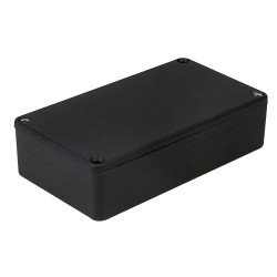 Hammond 1550BBK IP54 Diecast Aluminium Enclosure Black (115 x 64 x 30mm)