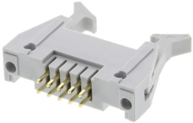 Wtyk PCB 10-pinowe raster: 2.54mm RS PRO Przewlekany Męski 1A