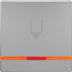 Q.1/Q.3 Nasadka do łącznika na kartę hotelową z nadrukiem i pomarańczową soczewką alu aksamit lakierowany 16406084