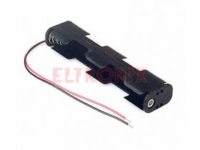 KASETA BATERII 4XAA 2X2 Z WYPROWADZONYMI PRZEWODAMI