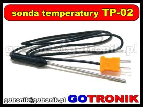 Sonda temperatury typu K TP02 termopara