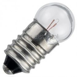 Żarówka 4,8V 0,3A gwint E10 1,44W bateryjna