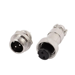 Opencircuit GX12-2P Connector 2-Pin - male + female - built-in