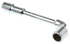 Zestaw kluczy nastawnych dwustronnych rurowych, mat. łopatki: Stal chromowo-wanadowa, dł. całkowita: 204 mm, końcówka: