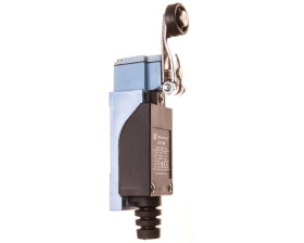 Łącznik krańcowy 1Z 1R metal/tworzywo dźwignia z rolką LK104