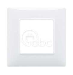 Ramka ozdobna Plana, 2M, White Technopolimer, 14642.01