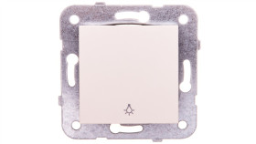 Karre Przycisk Z Symbolem Światło, Kolor Krem / 90963703