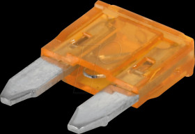 FKS flat fuse (mini), 5 A, light brown