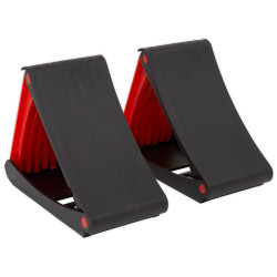 Sealey WCF01 Folding Wheel Chocks - Pair