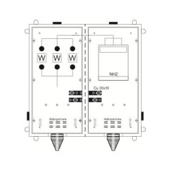 Striebel & John KS4034 Obudowa 275 x 800 x 800 1 szt.