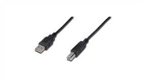 Kabel Połączeniowy Usb 2.0 Typ Usb A/Usb B, M/M Czarny 3M Ak-300102-030-S