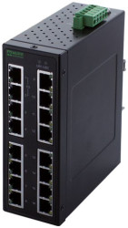 Hub sieciowy, porty RJ45: 16, Montaż na szynie DIN, 1000Mbit/s