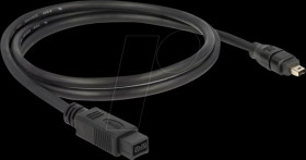 82588 Delock Cable FireWire 9 pin male > 4 pin male 1 m