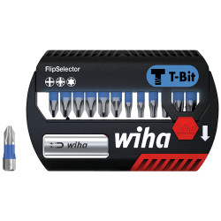 Wiha 41824 FlipSelector T-Bit Set, 13 Piece