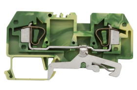 Złączka 2-przewodowa 6mm2 żółto-zielona 282-907