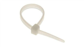 Taśma Opaska Kablowa 300/7,6 Biała /Op. 100 Szt./