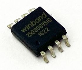 Pamięć Serial Flash 8-Mbit (1MB) SPI 25Q80 Winbond SO8 (SMD) 3,3V