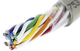 Kabel do transmisji danych 15 -parowy 0,23 mm² 30 -rdzeniowy Nieekranowany 24 AWG AWG PVC 300 V