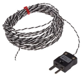 Termopara typ J do +260C kabel 5m IEC